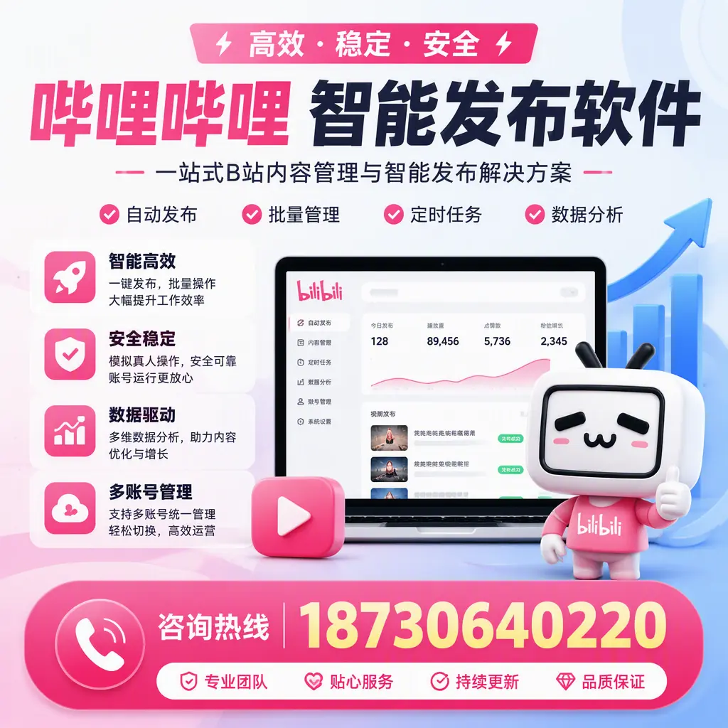 哔哩哔哩智能发布软件适用场景分析：在 黄石 的最佳实践
